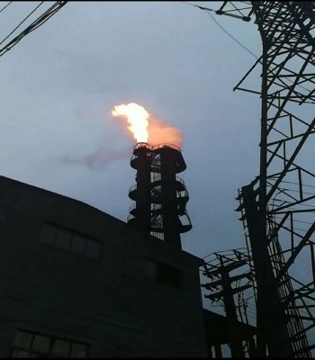 河北邯郸5套转炉煤气放散点火成功