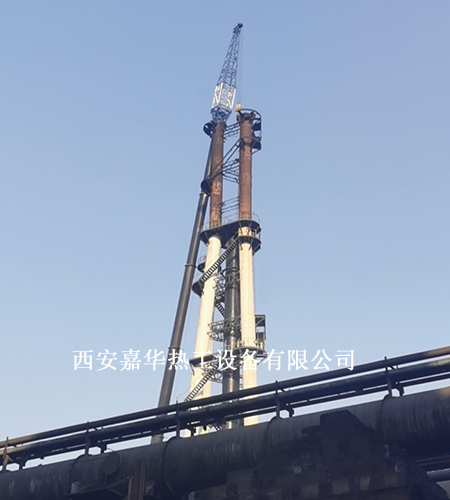 山西某钢厂高炉煤气放散点火施工