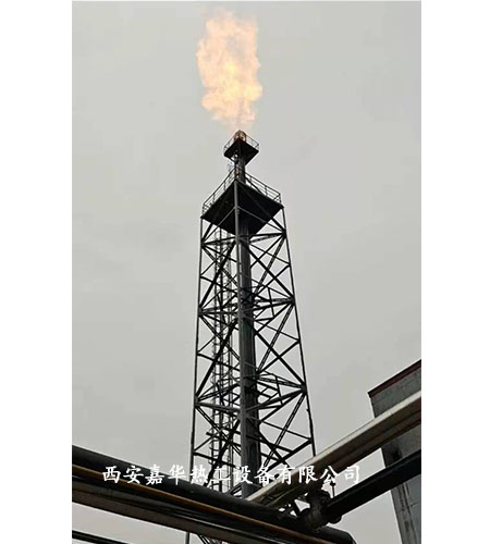 内蒙焦化厂焦炉煤气放散点火成功