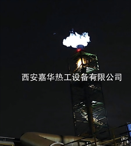 广东某高炉煤气放散点火成功